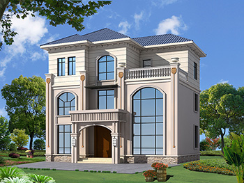 簡而不凡，三層舒居，輕浪漫歐風(fēng)別墅自建房設(shè)計(jì)圖