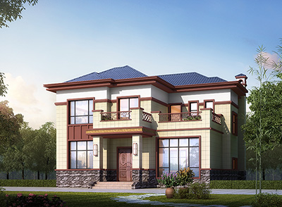 農(nóng)村自建房設(shè)計(jì)圖，二層小別墅，愿你有屋暖身，有人暖心！