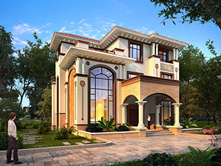 三層現(xiàn)代別墅，布局完美，百看不厭。