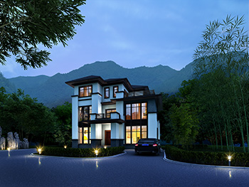 農(nóng)村自建房設(shè)計圖，新中式別墅設(shè)計