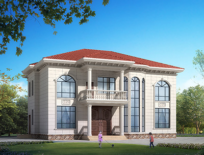 農(nóng)村獨(dú)棟房屋設(shè)計(jì)圖，二層小別墅，家家戶戶都喜歡的設(shè)計(jì)！