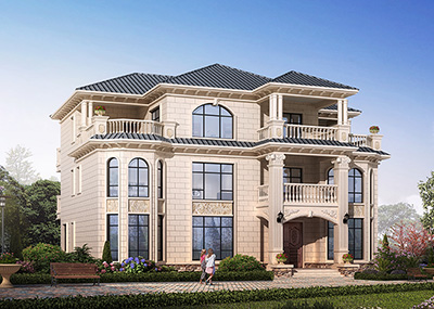 農村房屋設計圖，三層歐式，獨樹一幟全村都羨慕！