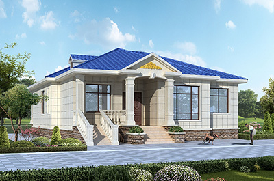 農(nóng)村一層房屋設(shè)計(jì)圖，簡(jiǎn)約奢華，您的最佳選擇！