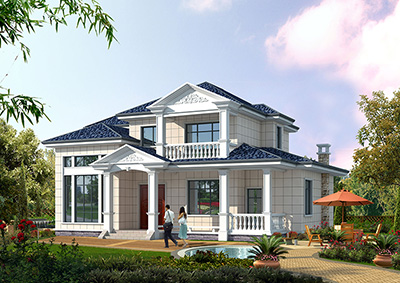 30萬自建歐式兩層大別墅，高端，大氣，上檔次！