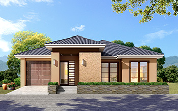 農(nóng)村一層房屋設(shè)計(jì)，精美的代表作。