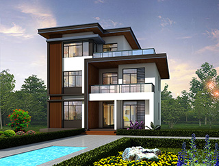 農(nóng)村三層別墅設(shè)計(jì)圖，低調(diào)中透露著一絲高貴，歐式別墅！