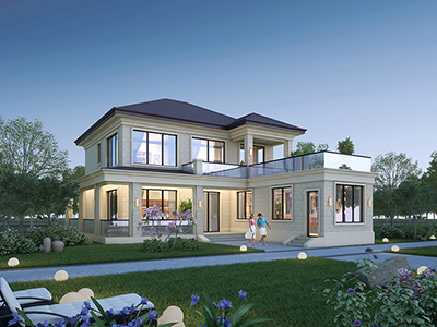 農(nóng)村自建房設(shè)計圖，后來才知道，竟然是精品別墅