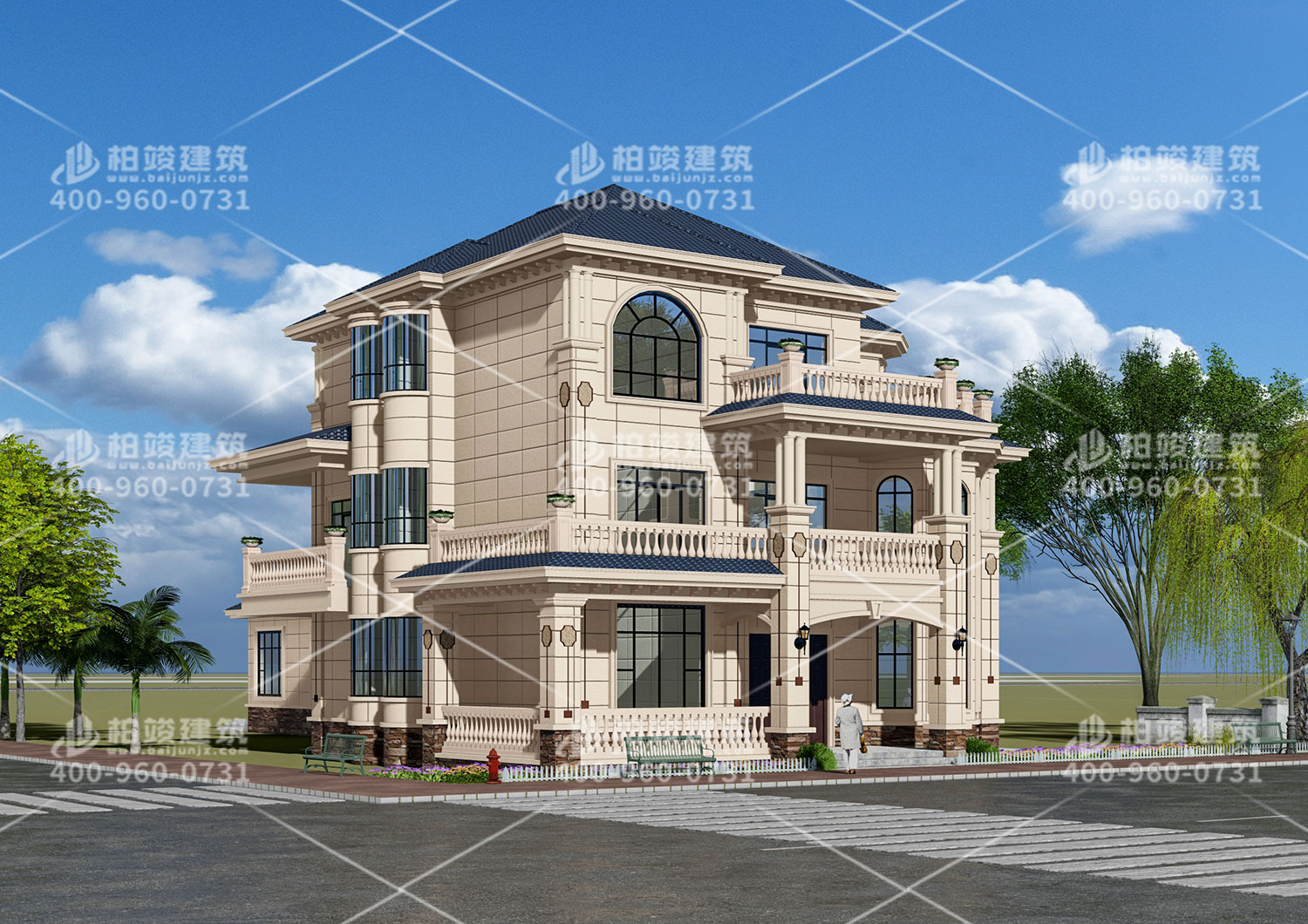 桐鄉(xiāng)張總定制大別墅，十里八鄉(xiāng)都傳開了，倍有面！