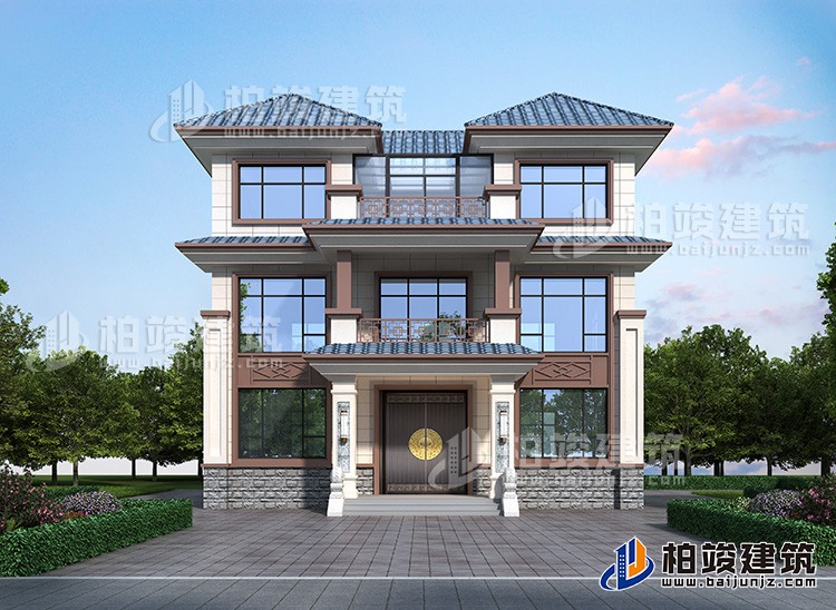 江西省余干區(qū)定制設(shè)計的自建房設(shè)計圖紙，很多人選擇的款式。