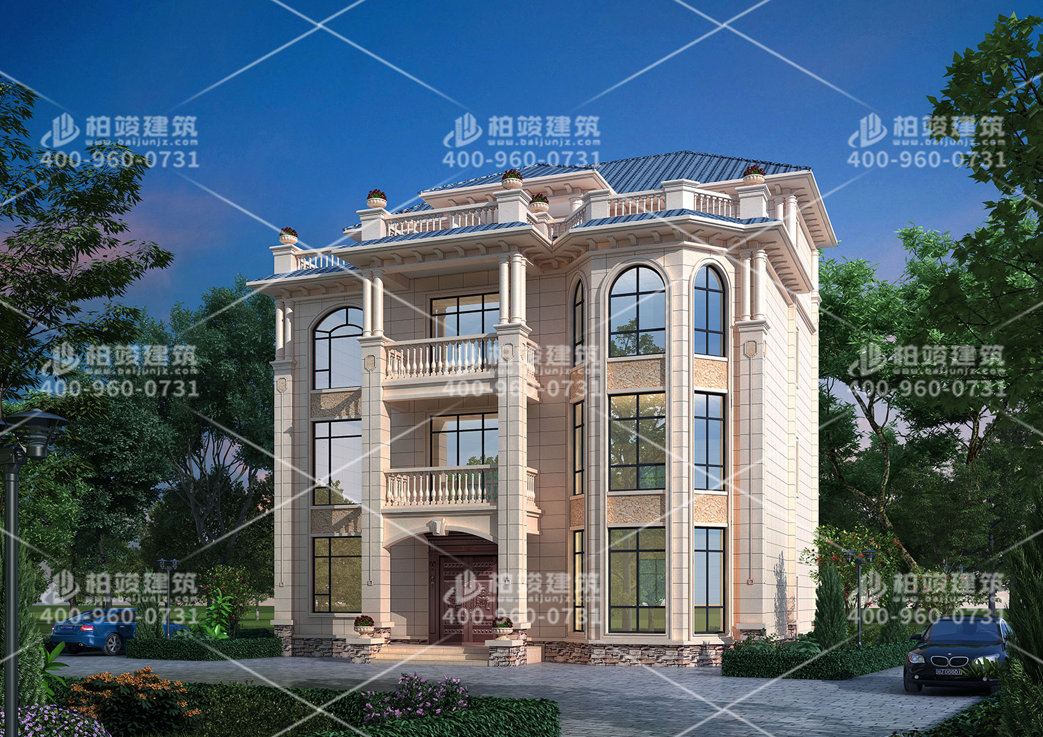 廣東吳總定制三層自建房設(shè)計(jì)圖，絕配！