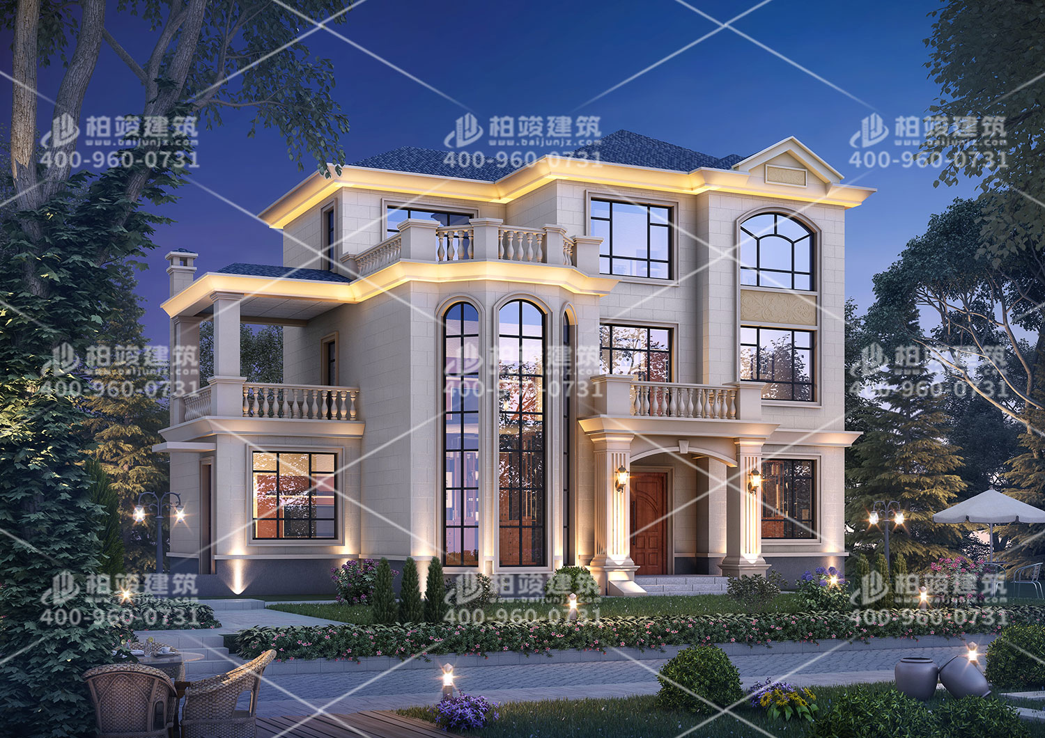 貴州楊總定制豪華三層大別墅，歐式風(fēng)格讓人著迷。