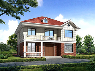 發(fā)現(xiàn)老家生活比城市更舒服，二層歐式別墅施工圖。