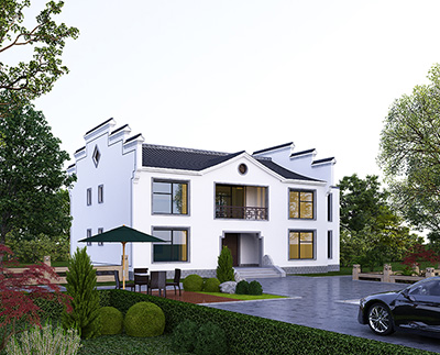 鄉(xiāng)間的路上，夕陽伴著晚歸的步伐，回到農(nóng)村自建房！