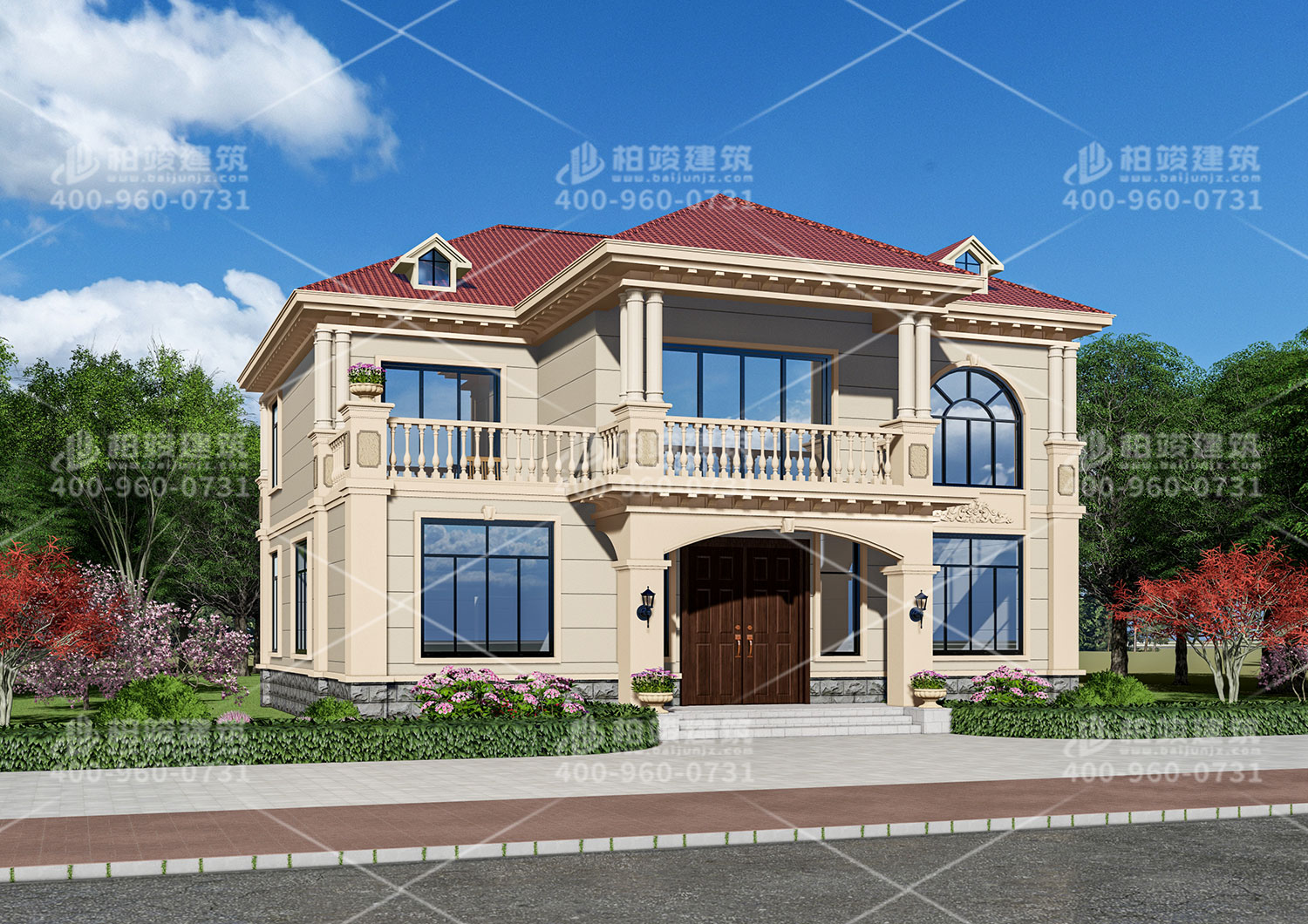 三層別墅設(shè)計圖紙及效果圖大全，千金不換的房子。