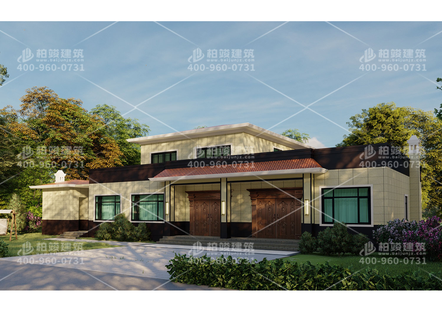 農(nóng)村小別墅設(shè)計圖，按您喜歡的風格來設(shè)計。