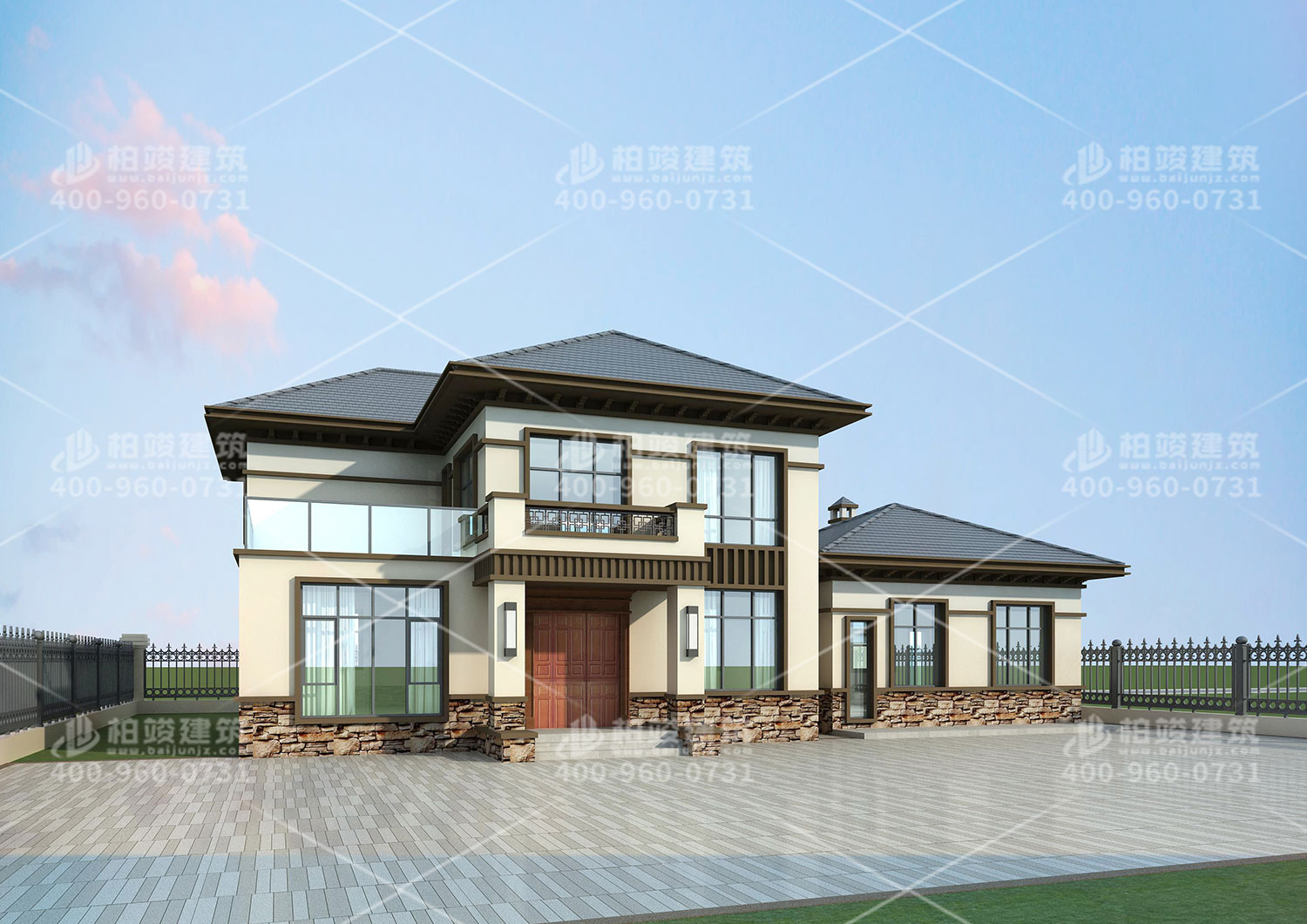 現(xiàn)代風格別墅設(shè)計圖，年輕人的最愛。