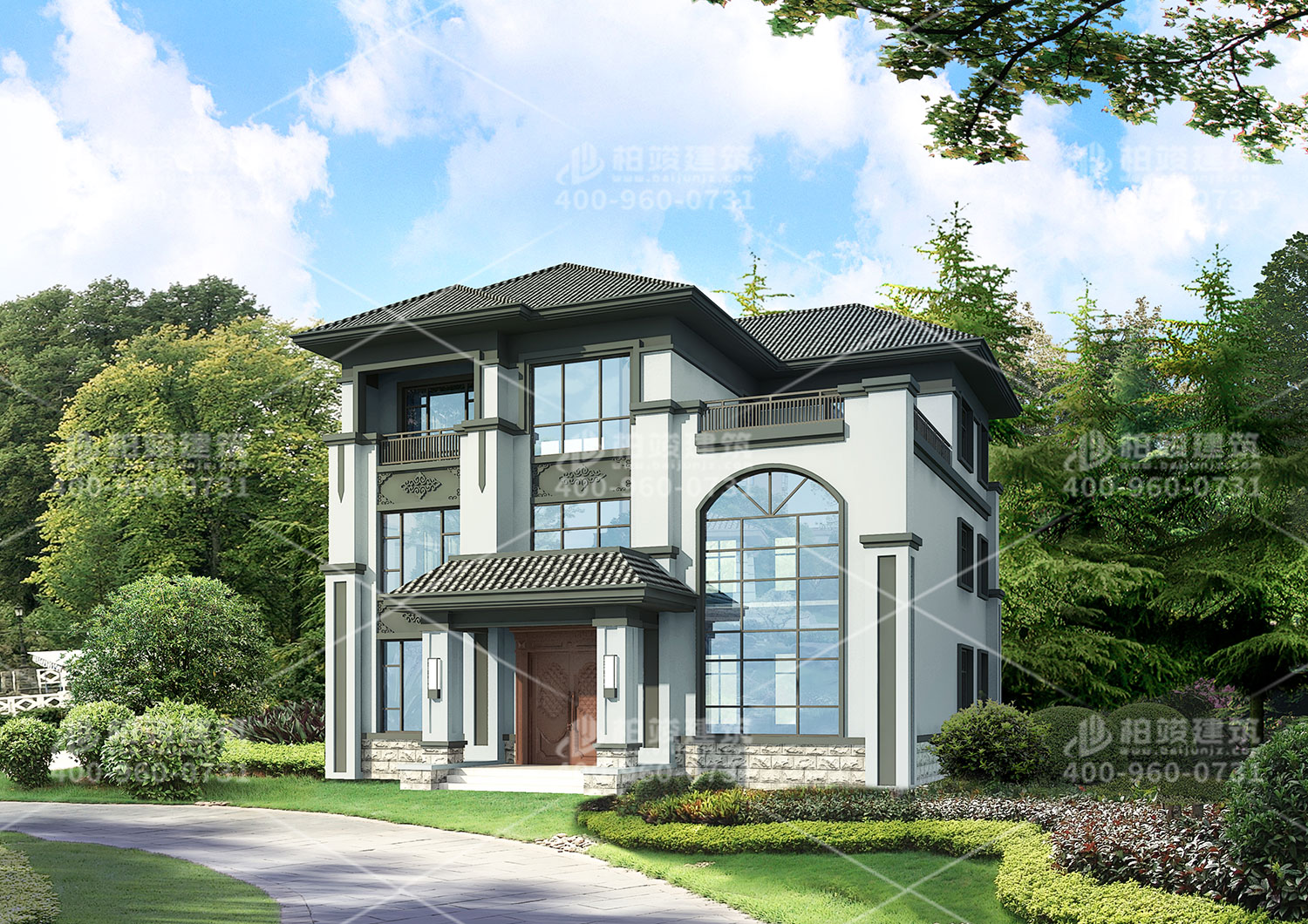 農(nóng)村從土房到別墅設(shè)計(jì)圖的過程。