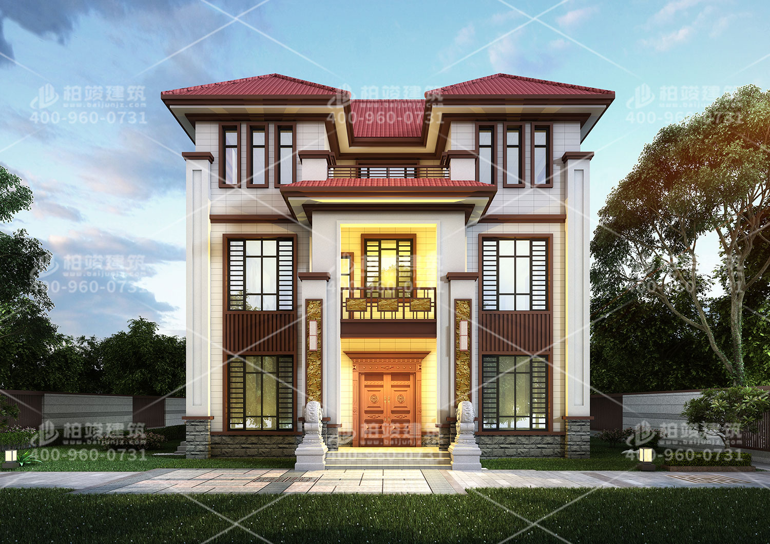 農(nóng)村房屋設(shè)計(jì)效果圖大全，樸實(shí)自建房。