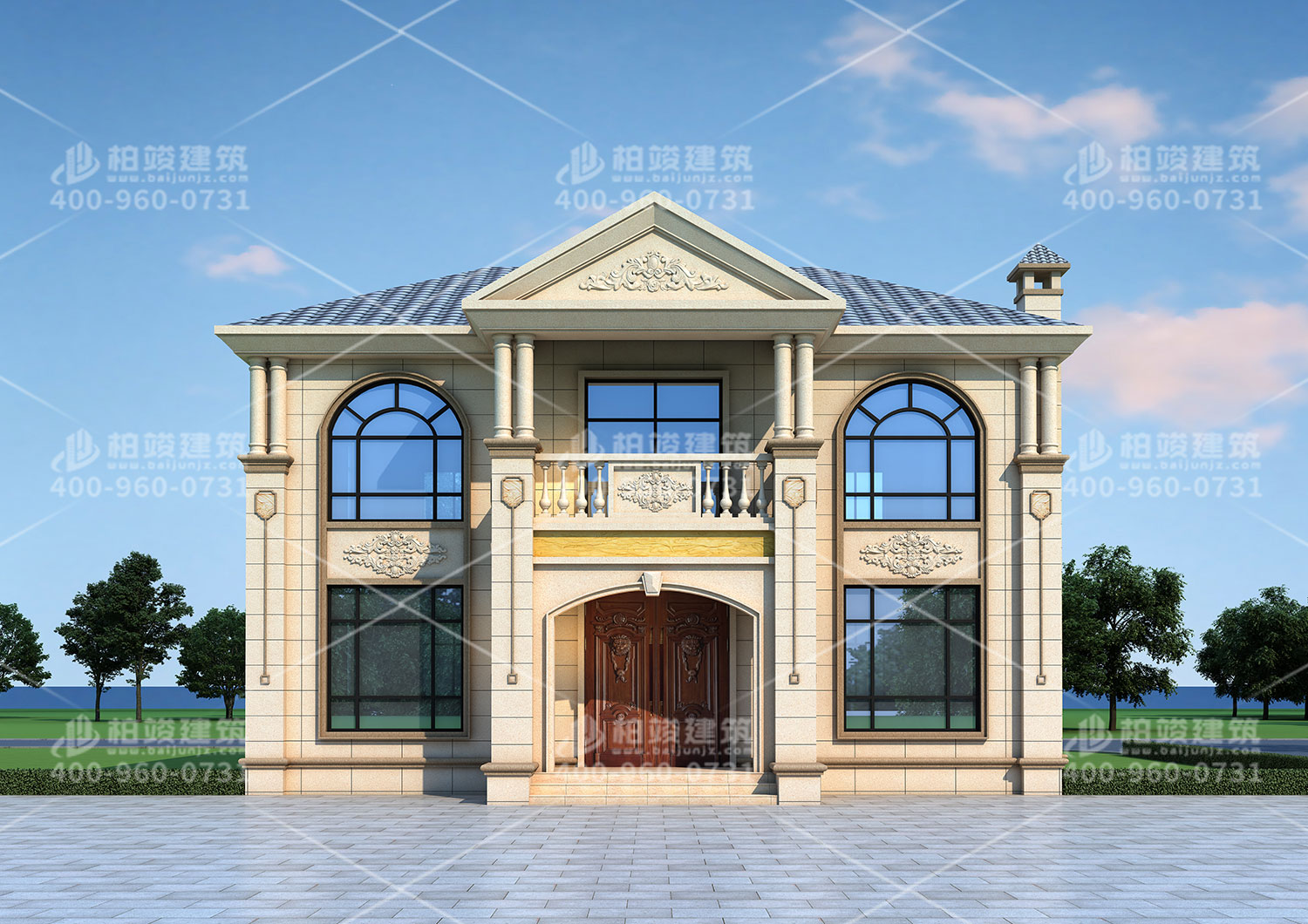 二層小別墅建筑設(shè)計(jì)圖，全套經(jīng)典圖紙。