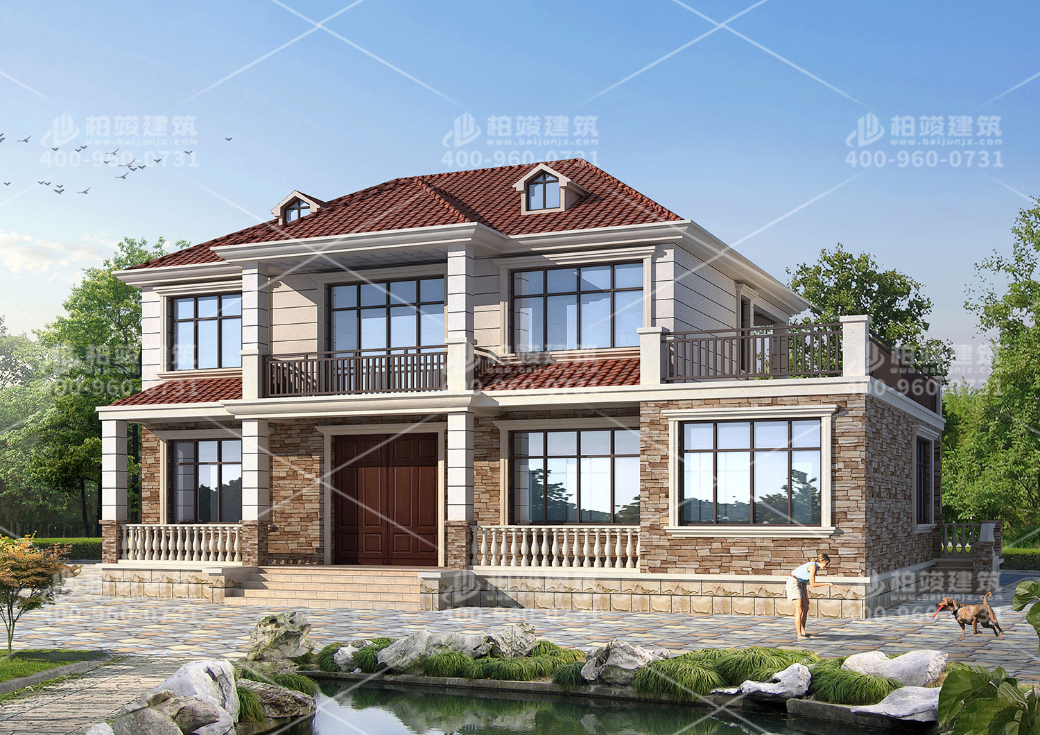 小戶型二層自建房設(shè)計圖，滿滿的設(shè)計感。