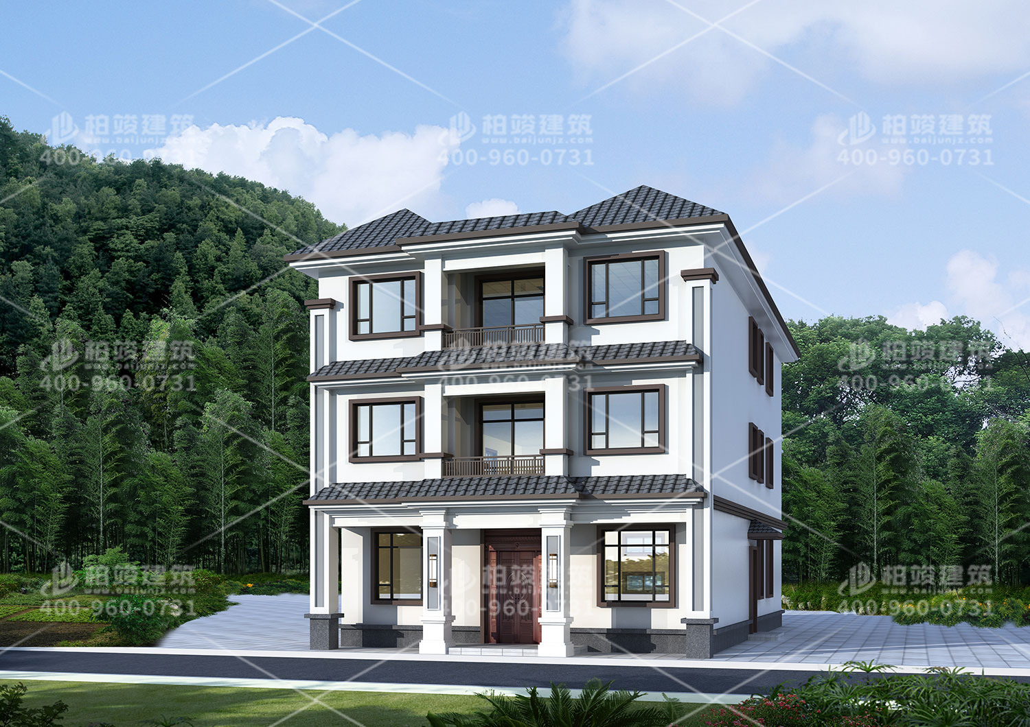 農(nóng)村自建小別墅設(shè)計(jì)，帶小賣部建筑完成就賺到了。