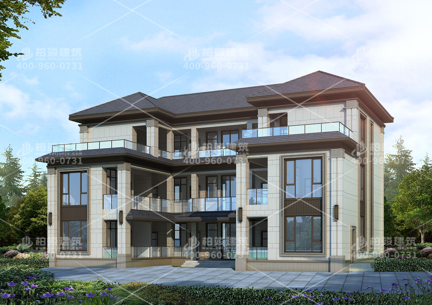 鄉(xiāng)村雙拼別墅設計，全村的心動選擇。