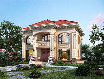 二層鄉(xiāng)村別墅設(shè)計圖，經(jīng)典實惠30萬建造