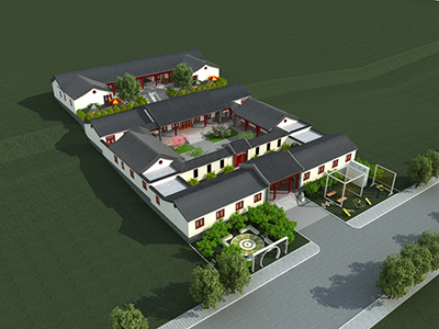 農(nóng)村四合院房屋設(shè)計(jì)圖，居家的好房子