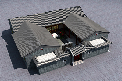 最美四合院效果圖設(shè)計(jì)大全。