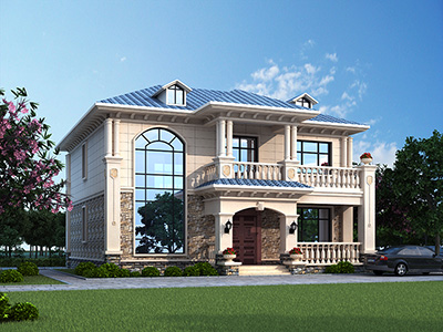 歐式二層房屋設(shè)計(jì)圖，造價(jià)35萬經(jīng)濟(jì)實(shí)惠。