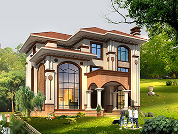 農(nóng)村三層復(fù)式樓房設(shè)計圖及效果圖，復(fù)式磚混結(jié)構(gòu) 造價30萬