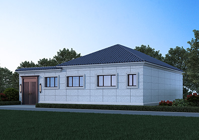 農(nóng)村一層自建房設計圖 歐式